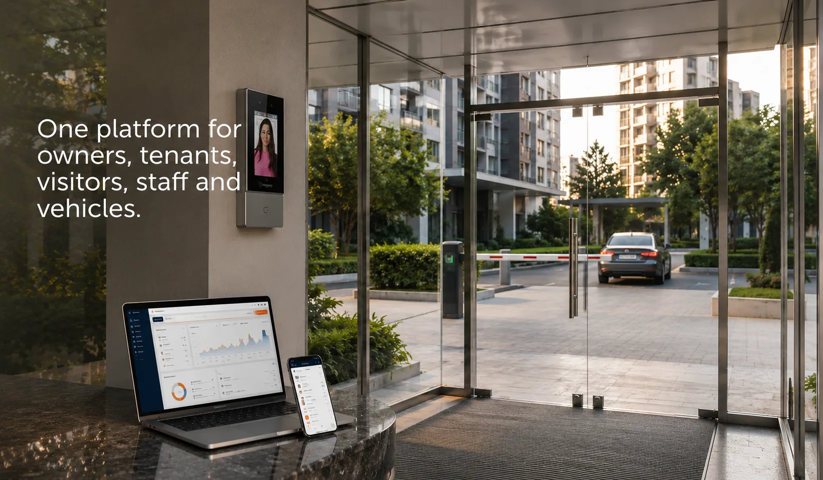 GomyGate smart society access platform for owners tenants visitors staff and vehicles